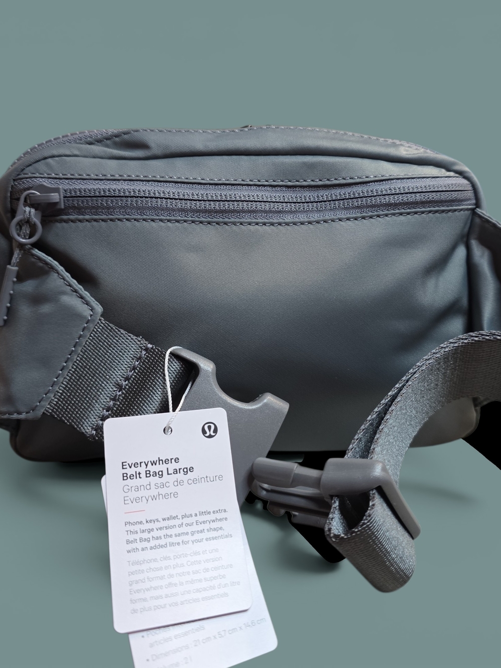 lululemon athletica Gray Crossbody Pouch NWT - Picture 3 of 4